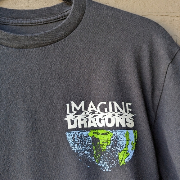 Imagine Dragons 2022 Mercury World Tour Short Sleeve Concert T-Shirt MED Black - Picture 3 of 7